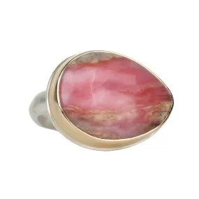 Teardrop Shaped Pink Peruvian Opal