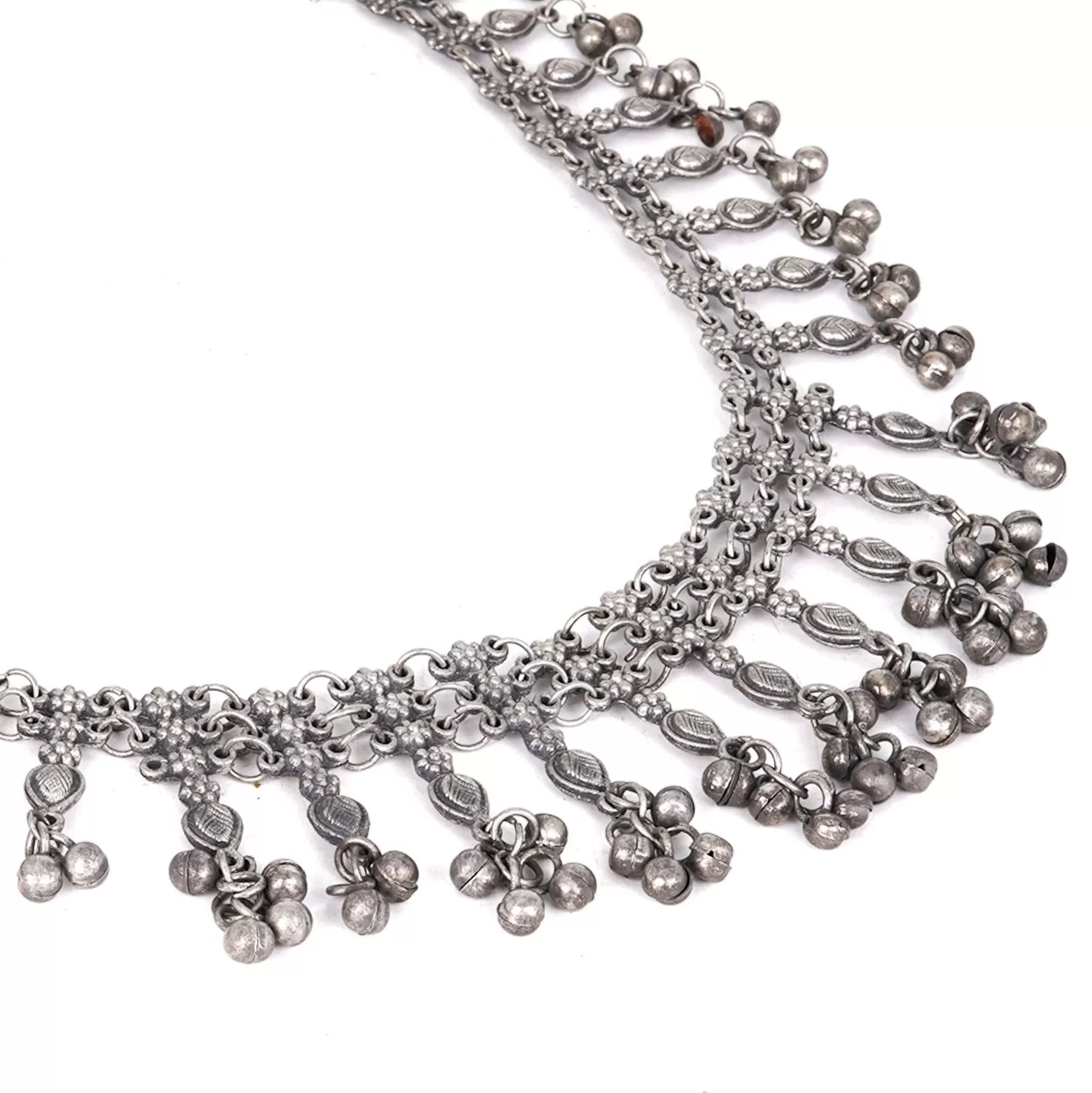 Teejh Nivriti Antique Silver Polish Long Necklace