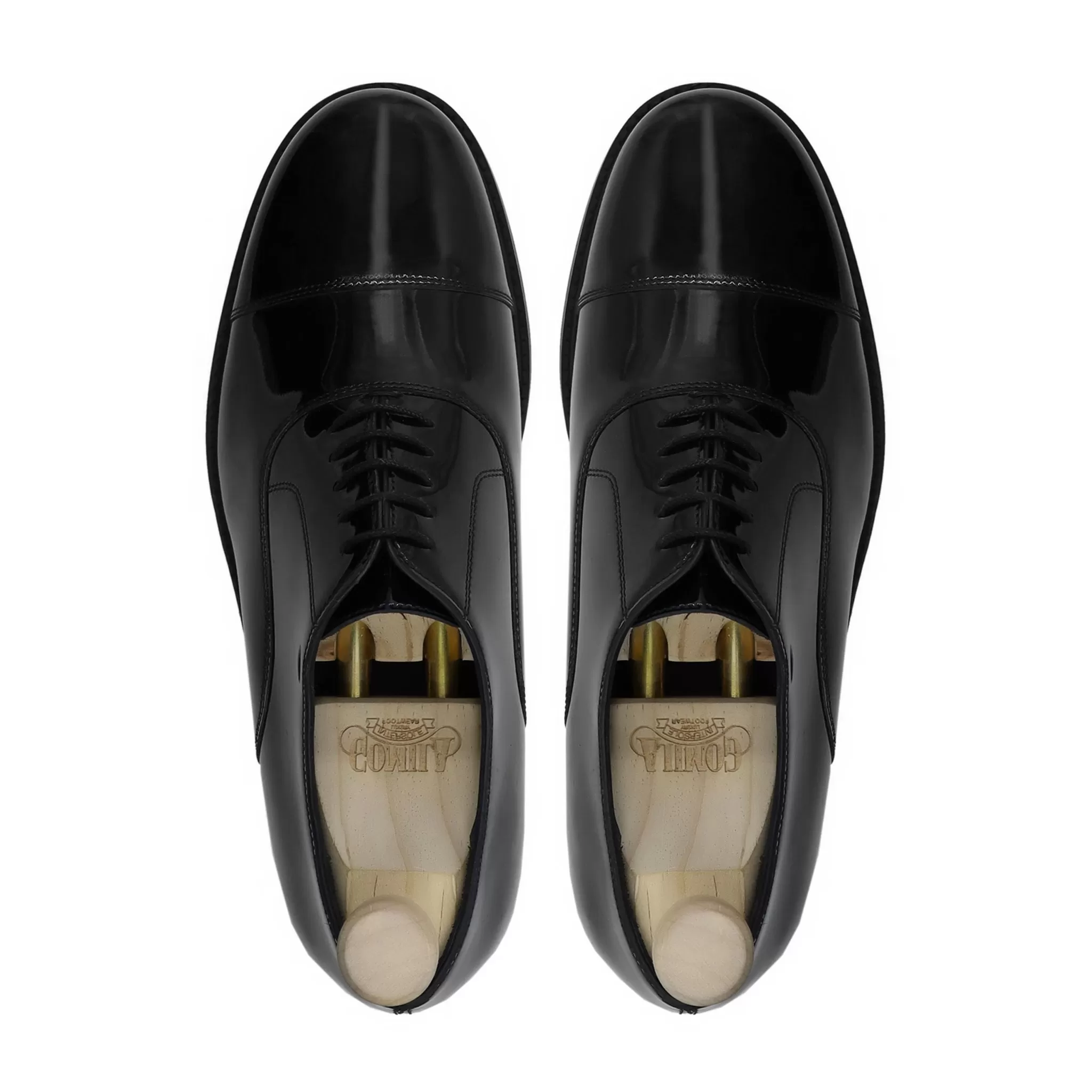 Teme - Men's Black Patent Leather Oxford Shoe