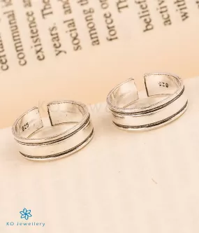 The Falak Silver Toe-Rings