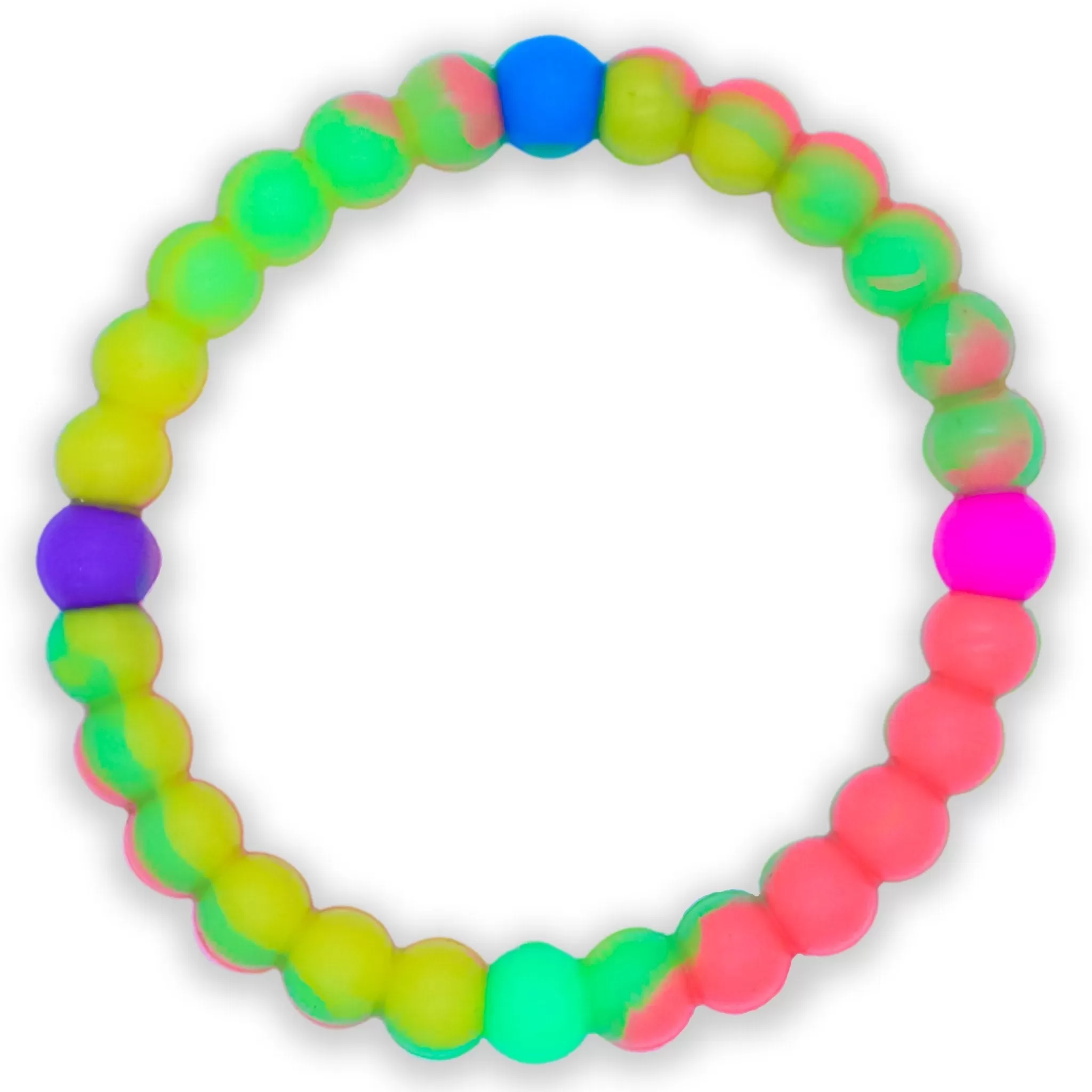 Tie Dye Beaded Bubble Bracelets