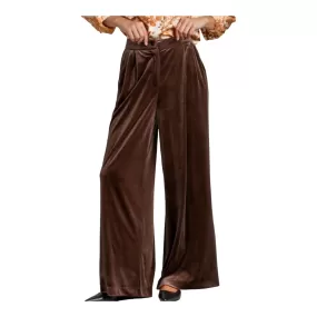 Velvet Wide Leg Pants