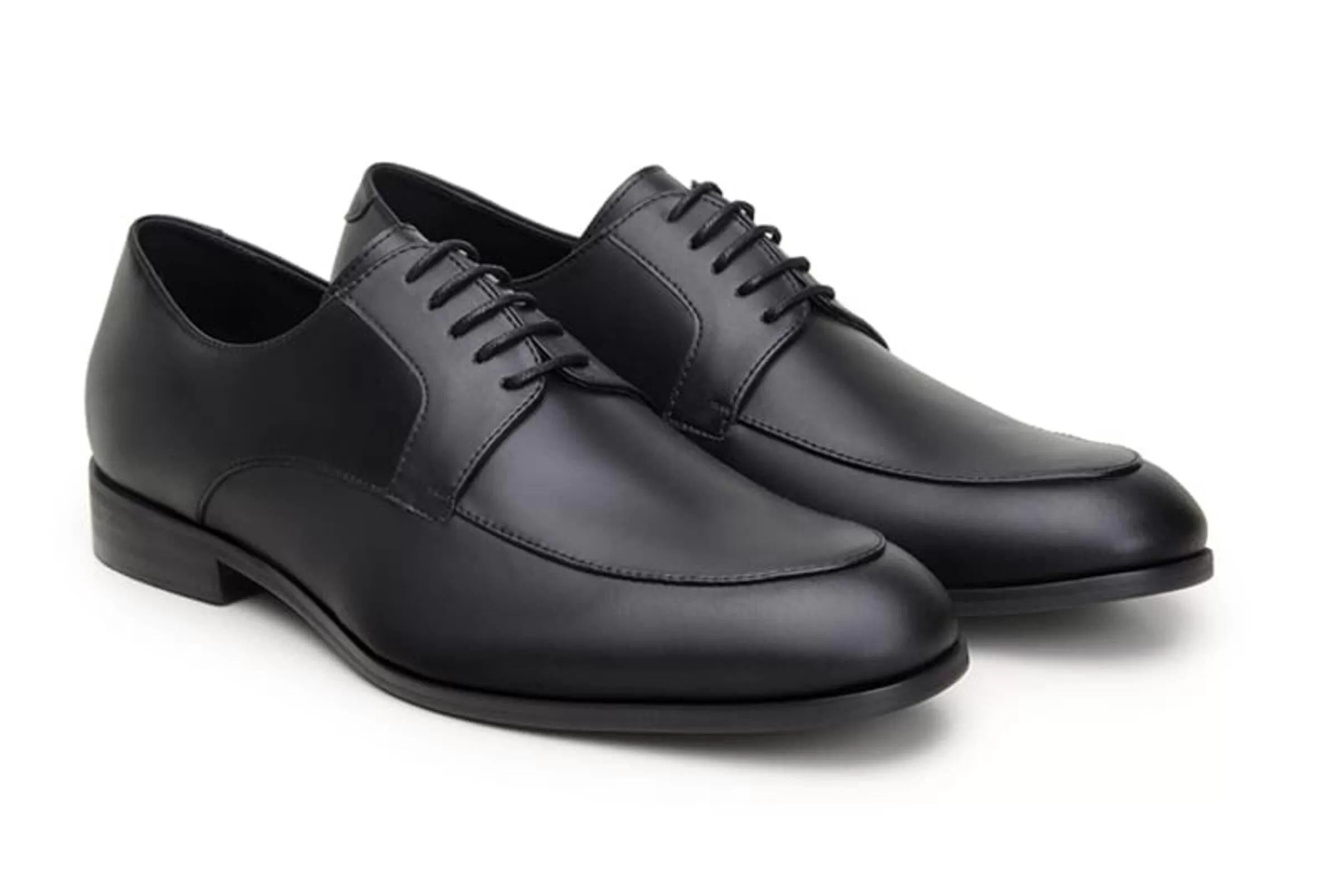 'Vernazza' vegan leather oxford by Vincente Verde -  black