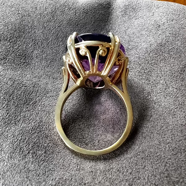 Vintage Amethyst Cocktail Ring