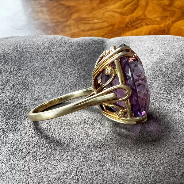 Vintage Amethyst Cocktail Ring