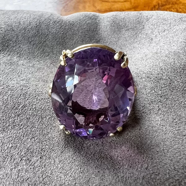 Vintage Amethyst Cocktail Ring