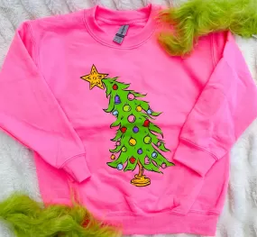 Who Christmas Tree Pullover Sweatshirt