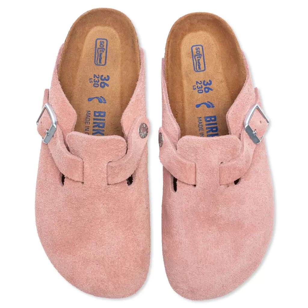 Women's Narrow Boston Soft Footbed - Pink Clay