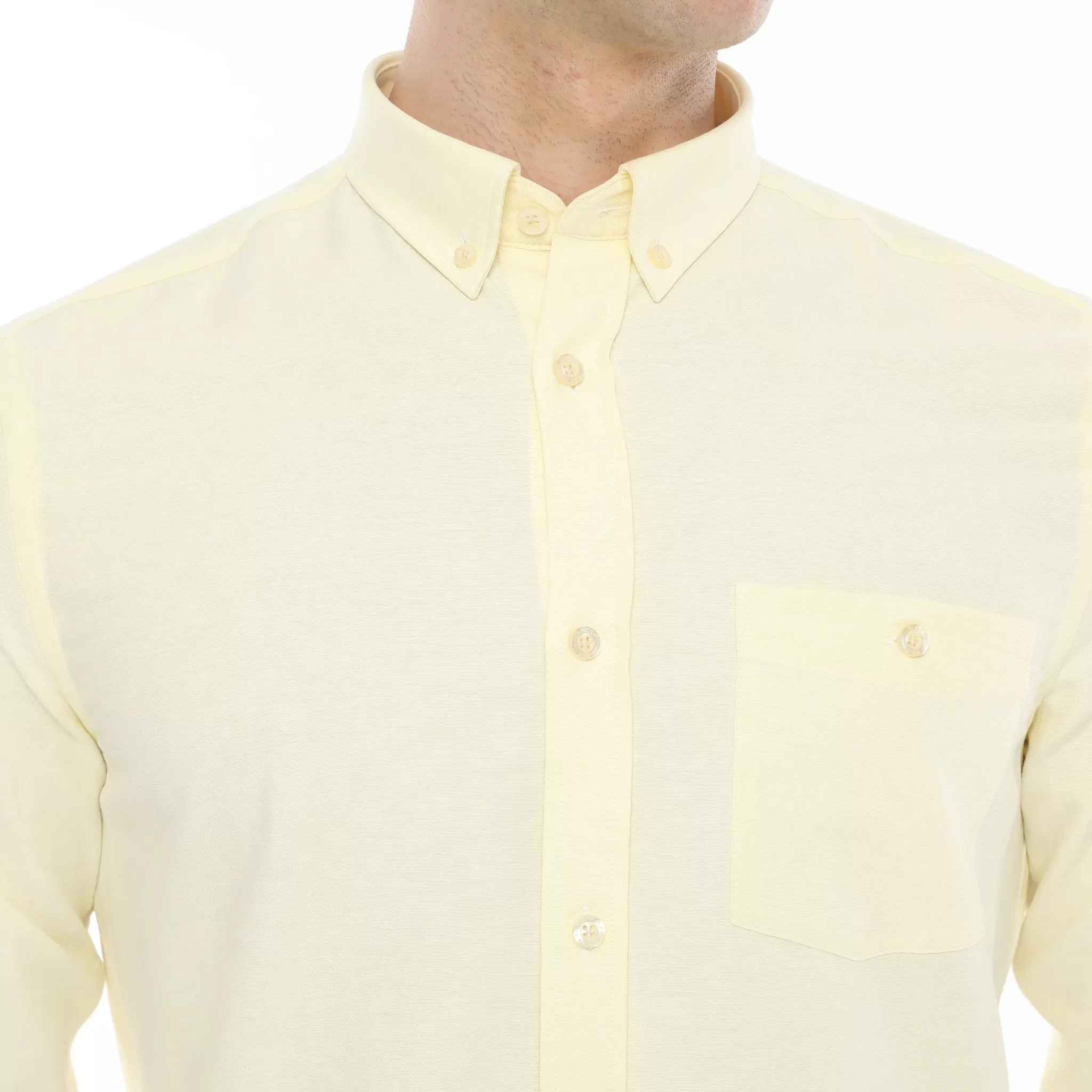 Xact Mens Button Down Oxford Shirt - Long Sleeved