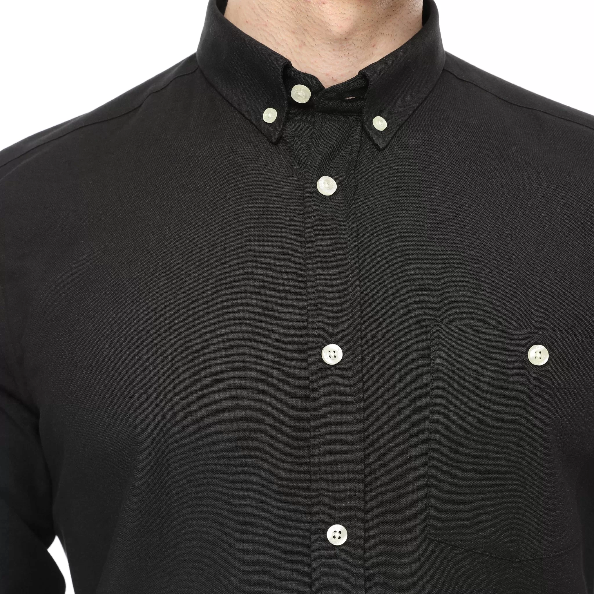 Xact Mens Button Down Oxford Shirt - Long Sleeved