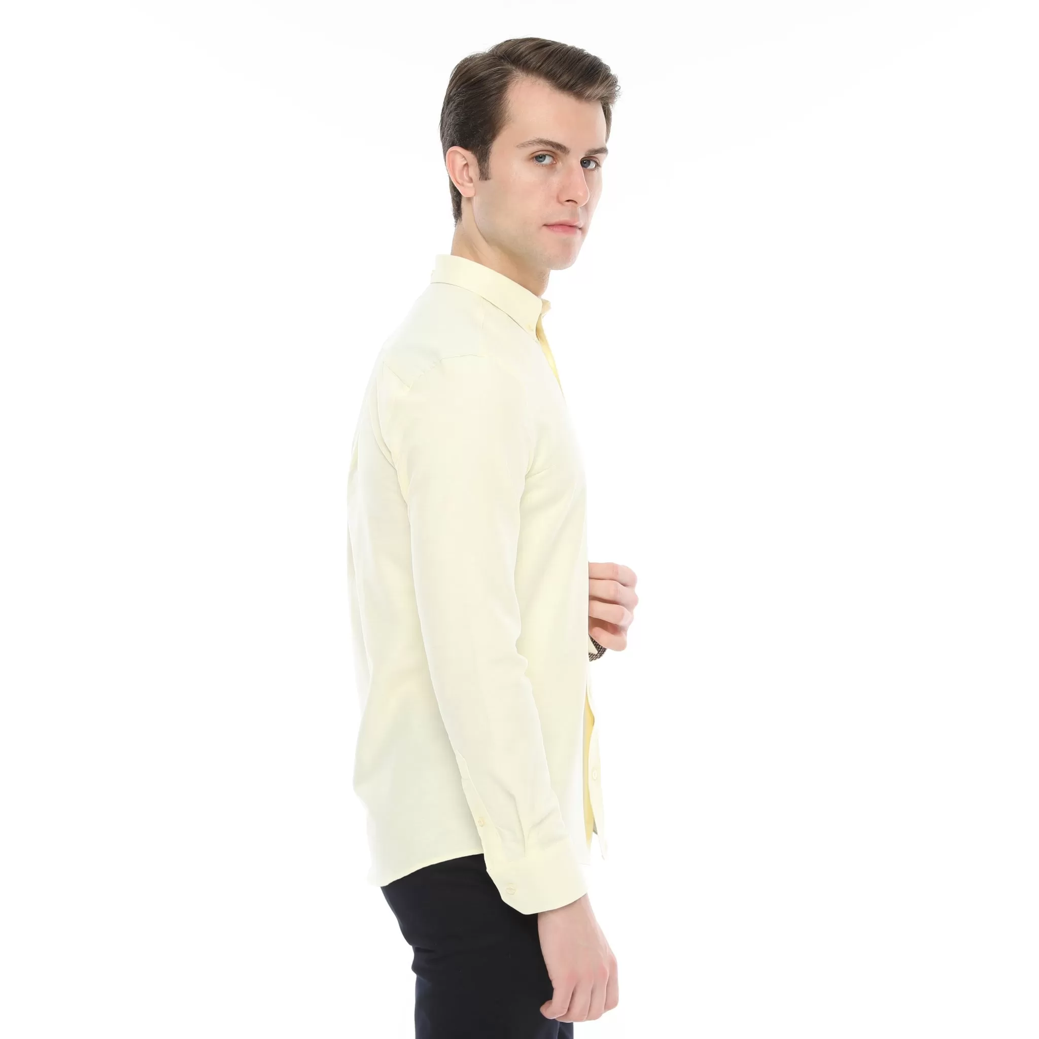 Xact Mens Button Down Oxford Shirt - Long Sleeved