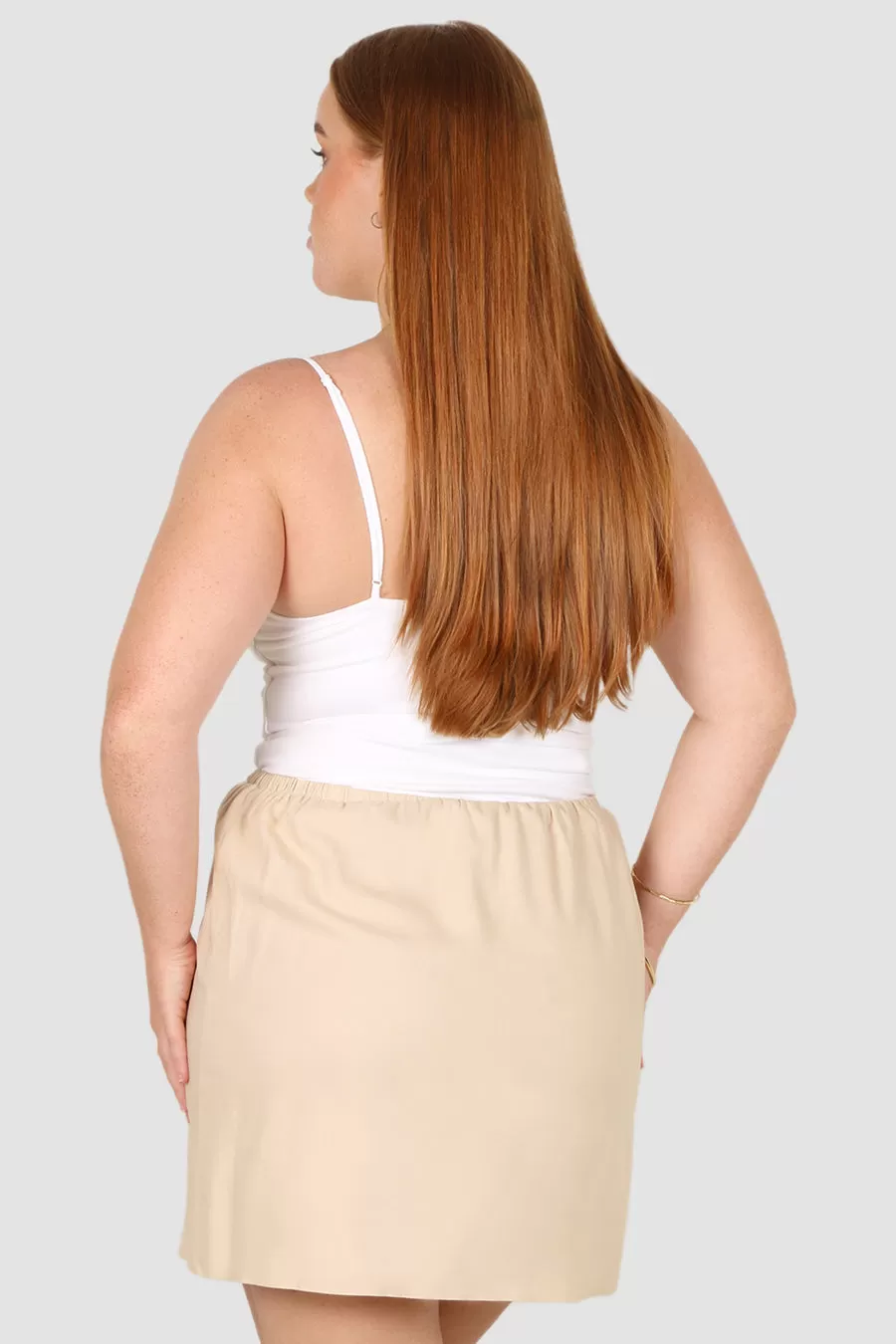 ZOLA LINEN SKIRT NEUTRAL